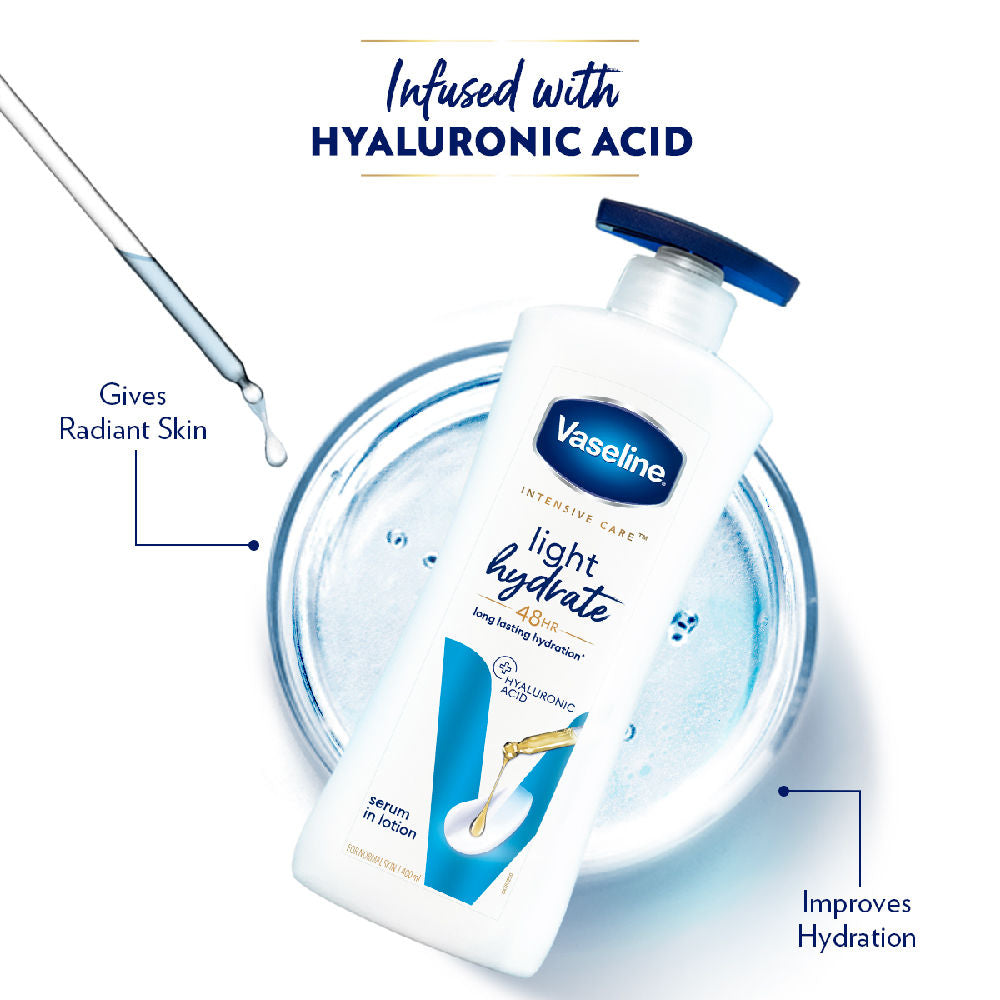 Vaseline Light Hydrate 48hr Serum In Lotion, 400ml Buy at Indicrest Image 4