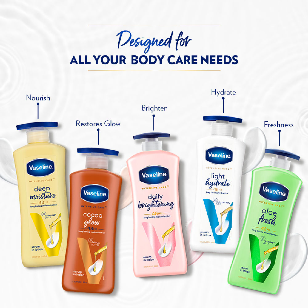 Vaseline Light Hydrate 48hr Serum In Lotion, 400ml Buy at Indicrest Image 5