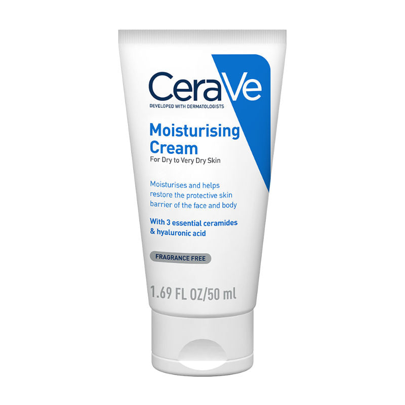 CeraVe Moisturizer Cream For Dry Skin With Ceramides & Hyaluronic Acid For Barrier Repair, 50ml Buy at Indicrest Image 12