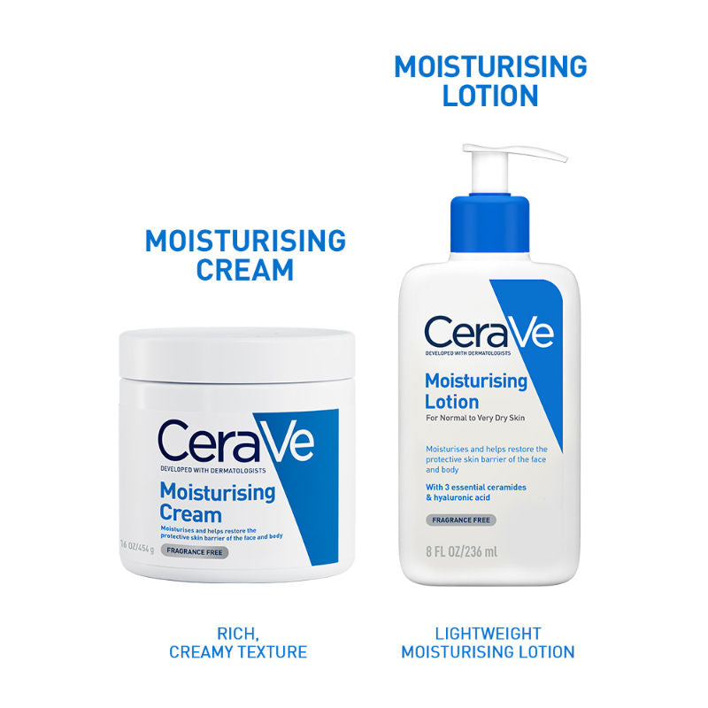 CeraVe Moisturizer For Dry Skin, Barrier Repair Cream with Ceramides, Dermatologist recommended, 454g Buy at Indicrest Image 10