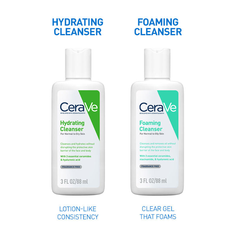 CeraVe Hydrating Cleanser Non-Foaming Face Wash for Dry Skin with Ceramides & Hyaluronic Acid, 88ml Buy at Indicrest Image 10