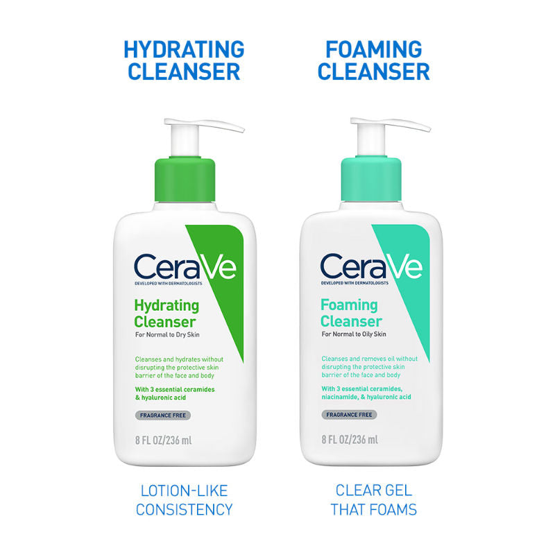 CeraVe Hydrating Cleanser Non-Foaming Face Wash for Dry Skin with Ceramides & Hyaluronic Acid, 236ml Buy at Indicrest Image 10