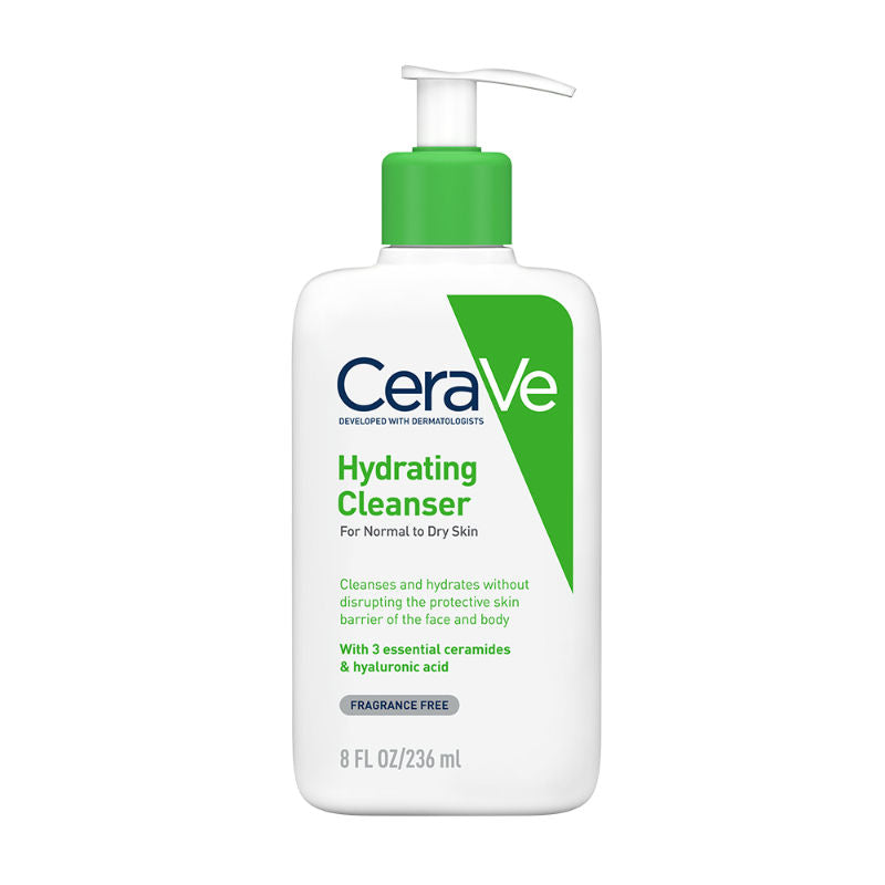 CeraVe Hydrating Cleanser Non-Foaming Face Wash for Dry Skin with Ceramides & Hyaluronic Acid, 236ml Buy at Indicrest Image 12