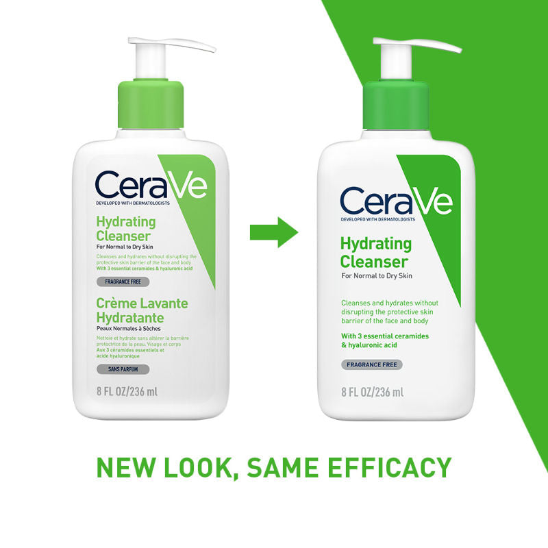 CeraVe Hydrating Cleanser Non-Foaming Face Wash for Dry Skin with Ceramides & Hyaluronic Acid, 236ml Buy at Indicrest Image 6