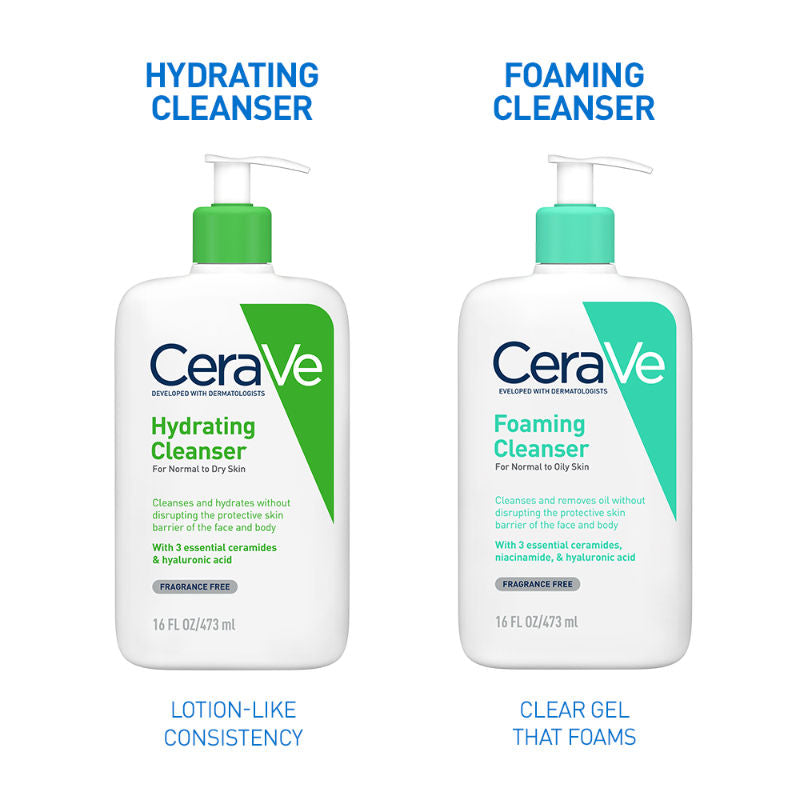 CeraVe Hydrating Cleanser Non-Foaming Face Wash for Dry Skin with Ceramides, Dermatologist Recommend, 473ml Buy at Indicrest Image 10