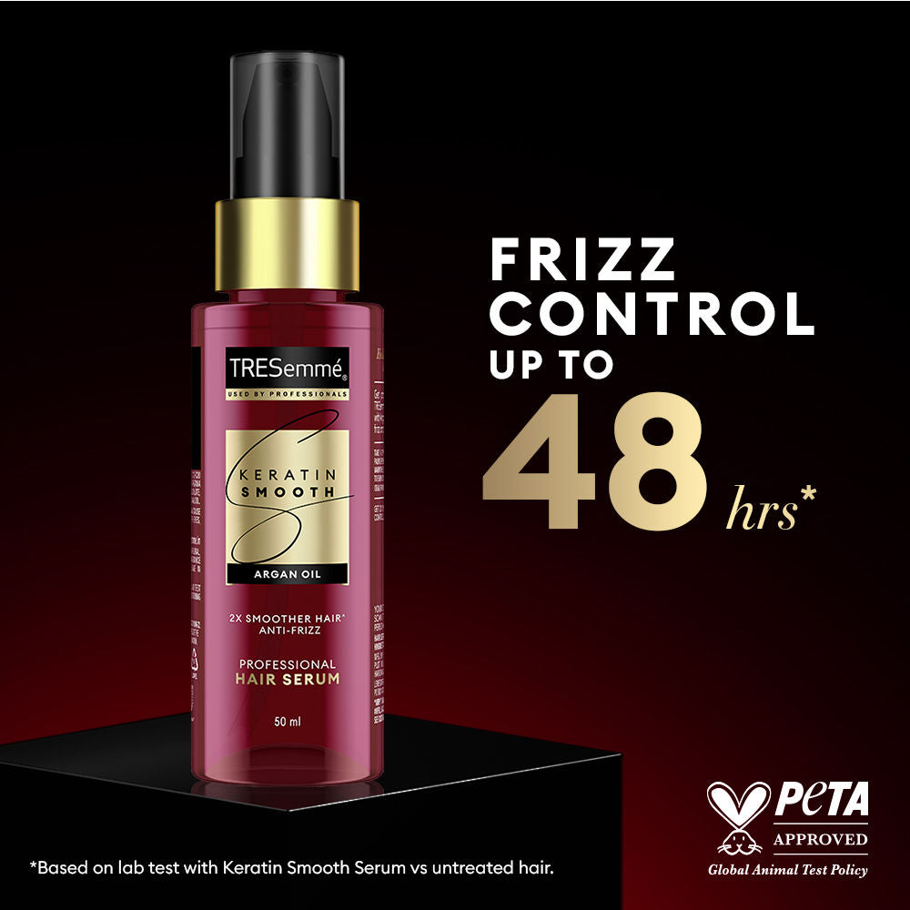 TRESemme Keratin Smooth Anti-Frizz Hair Serum With Argan Oil, 50ml Buy at Indicrest Image 5