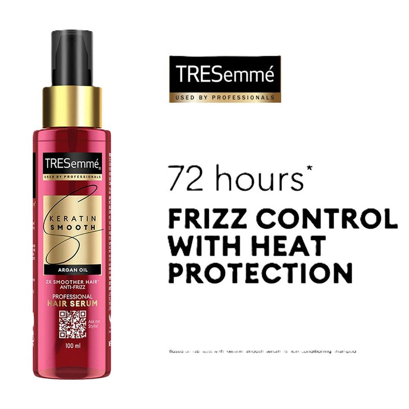 TRESemme Keratin Smooth Anti-Frizz Hair Serum With Argan Oil, 100ml Buy at Indicrest
