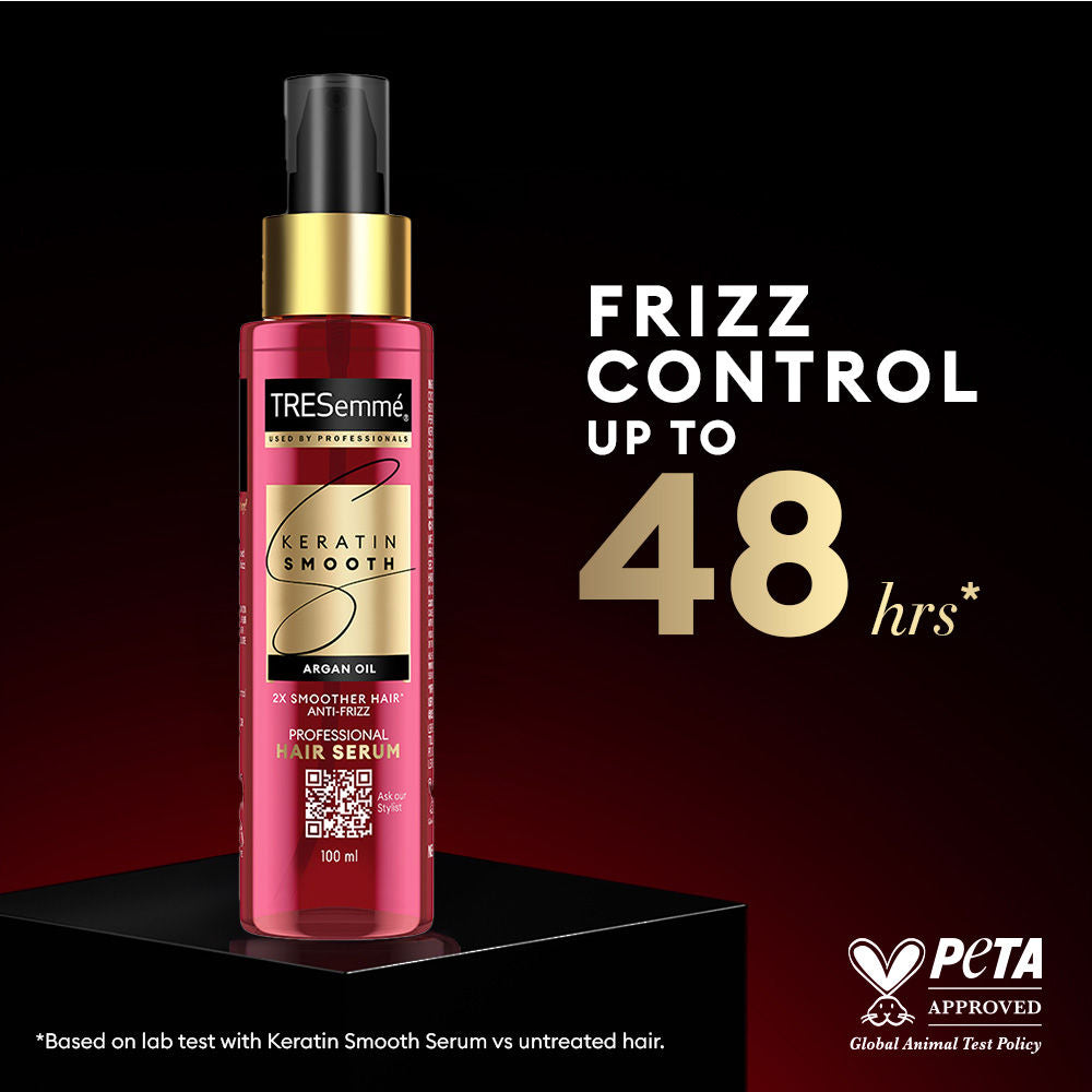 TRESemme Keratin Smooth Anti-Frizz Hair Serum With Argan Oil, 100ml Buy at Indicrest Image 2