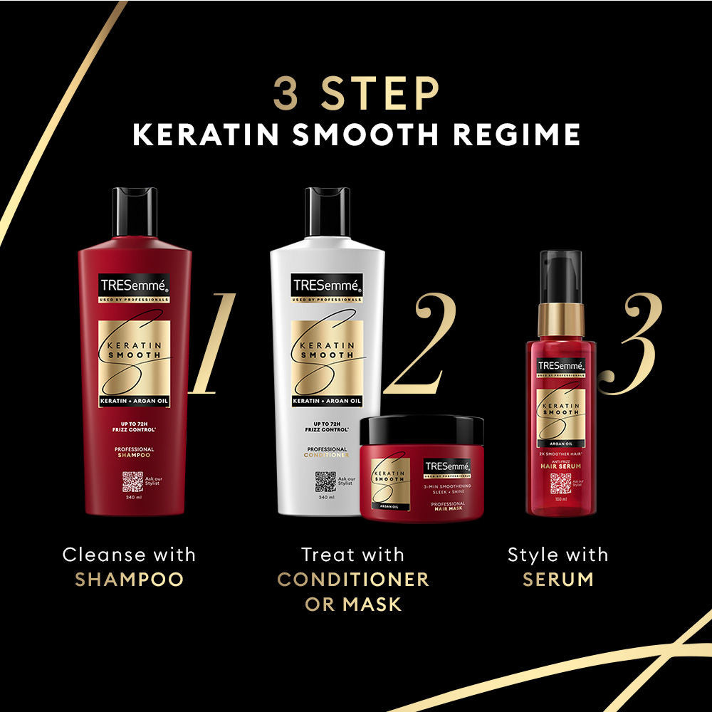 TRESemme Keratin Smooth Anti-Frizz Hair Serum With Argan Oil, 100ml Buy at Indicrest Image 6