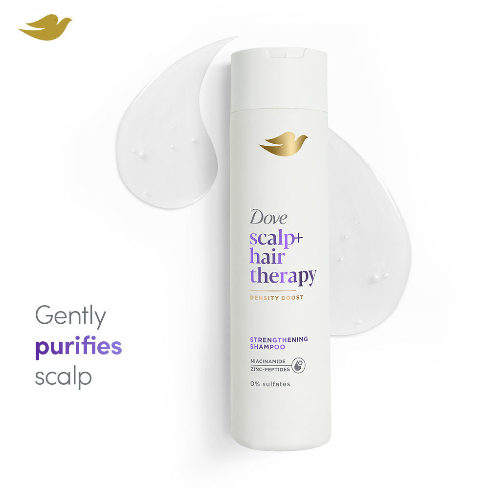 Dove Scalp+Hair Therapy Sulphate Free Density Boost Strengthening Shampoo, 270ml Buy at Indicrest