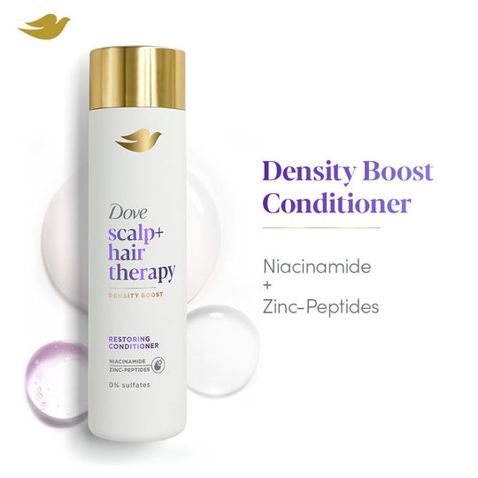 Dove Scalp+Hair Therapy Sulphate Free Density Boost Restoring Conditioner, 270ml Buy at Indicrest