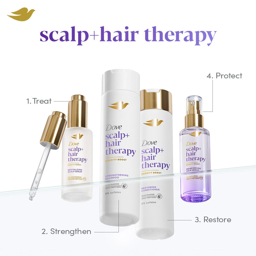 Dove Scalp+Hair Therapy Sulphate Free Density Boost Restoring Conditioner, 270ml Buy at Indicrest Image 4