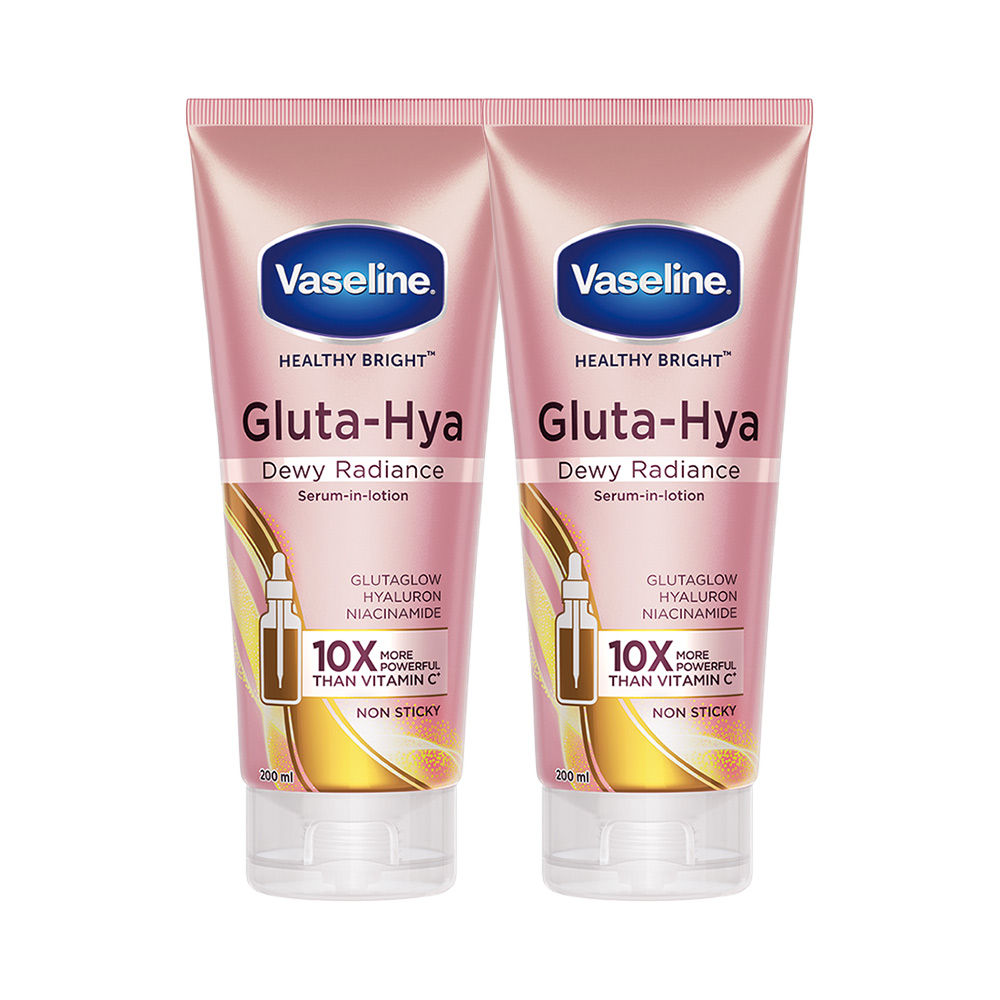 Vaseline Gluta-Hya Dewy Radiance Serum-In-Lotion (Pack of 2), 2 pieces Buy at Indicrest