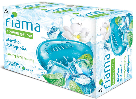 Fiama Cooling Gel Bathing Bar Menthol & Magnolia (Pack of 3), 375g Buy at Indicrest