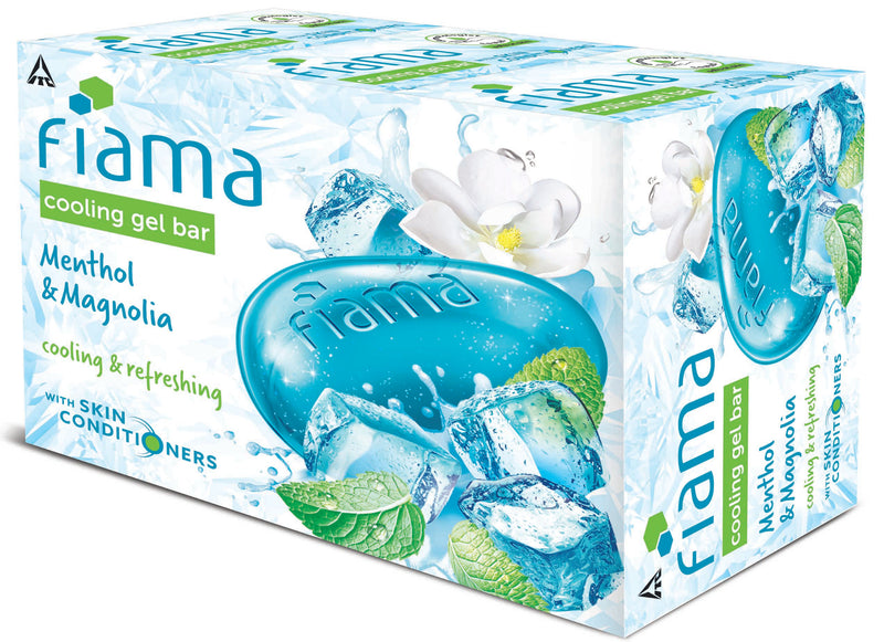 Fiama Cooling Gel Bathing Bar Menthol & Magnolia (Pack of 3), 375g Buy at Indicrest