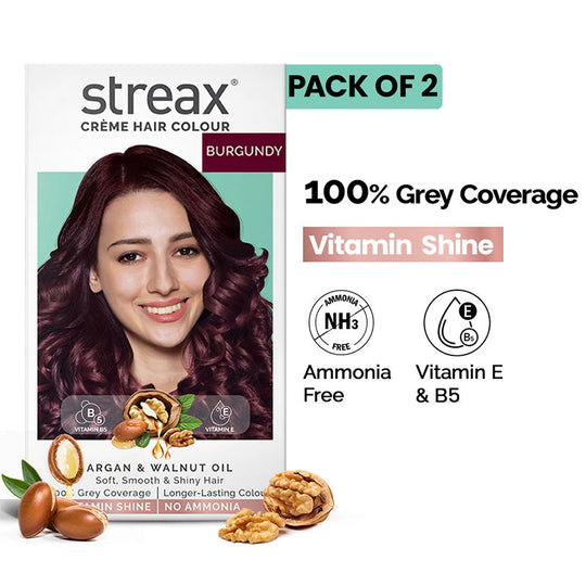 Streax Hair Colour - Burgandy 3.16 (Pack of 2), 2 pieces Buy at Indicrest