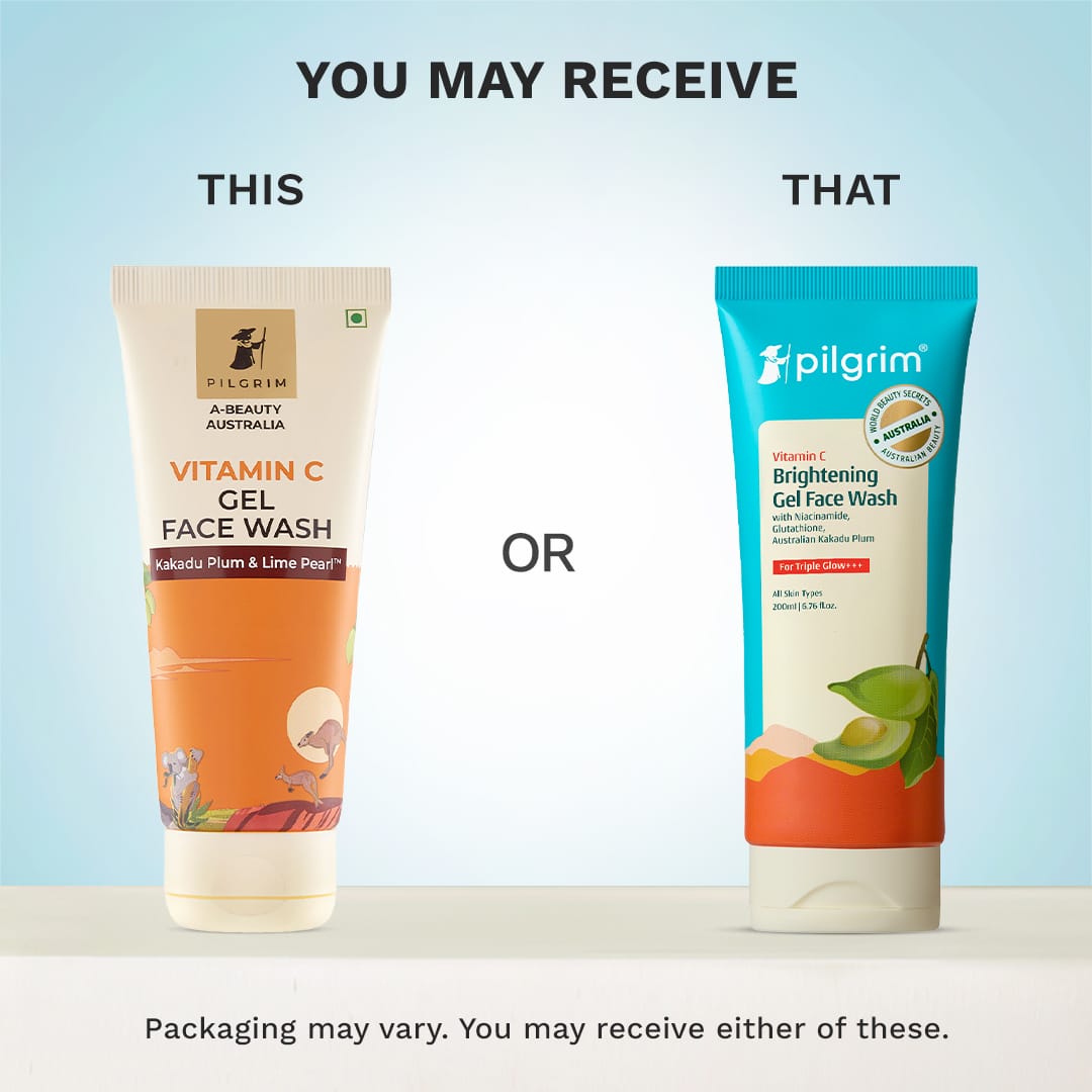 Pilgrim Vitamin C Brightening Gel Face Wash - Pack of 2, 100ml - Image 2 - Buy from Indicrest