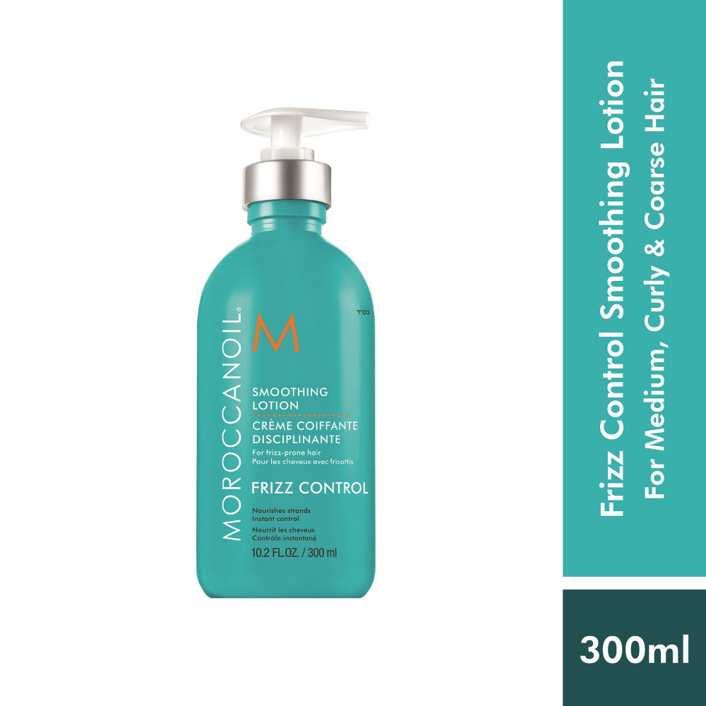 Moroccanoil Frizz Control Smoothing Lotion with Argan Oil for Medium Curly Coarse Hair, 300ml, Buy from Indicrest