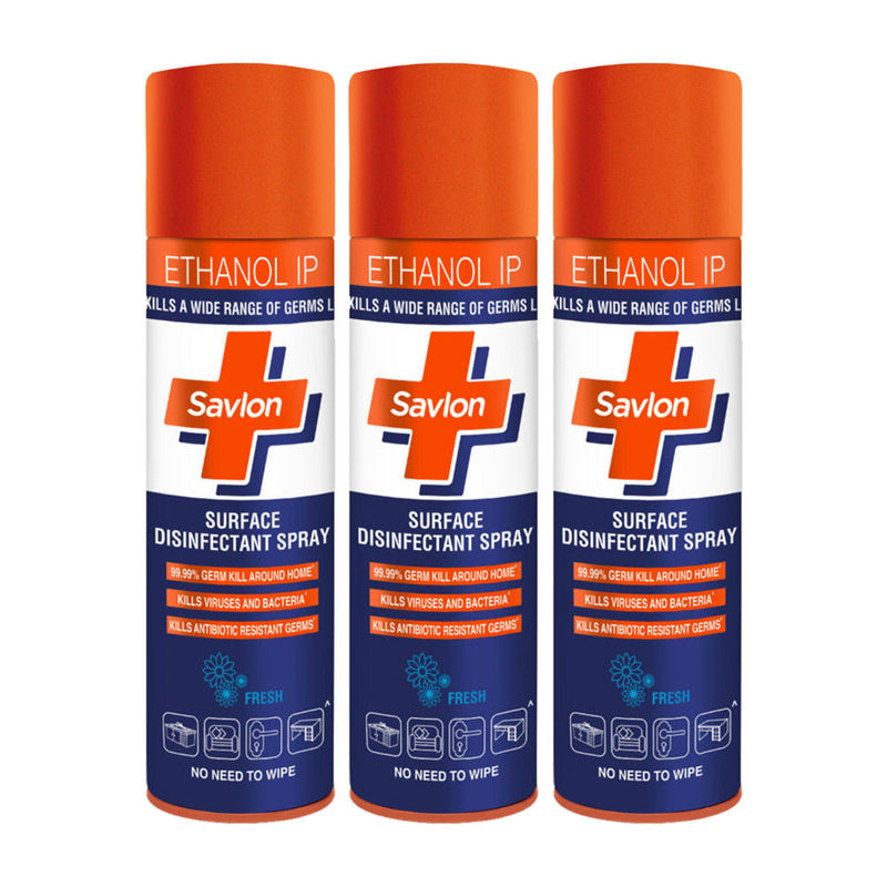 Savlon Surface Disinfectant Spray Sanitizer Germ Protection (Pack of 3) Combo Buy at Indicrest