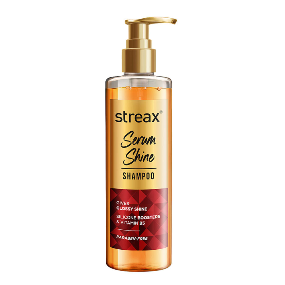 Streax Serum Shine Paraben Free Shampoo For Dry & Frizzy Hair, 490ml Buy at Indicrest Image 10