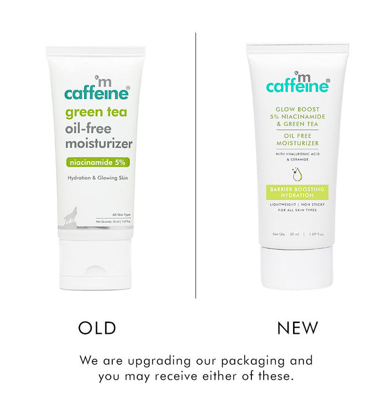 Mcaffeine Green Tea Oil-Free Moisturizer with 5% Niacinamide, 50ml - Buy from Indicrest