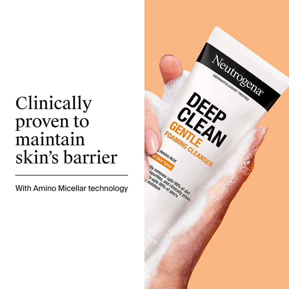 Neutrogena Deep Clean Gentle Foaming Cleanser, 150g