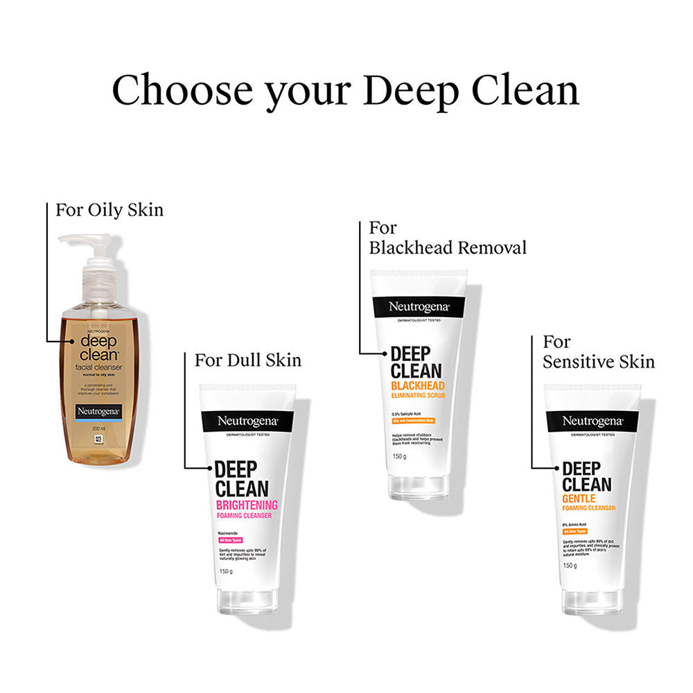 Neutrogena Deep Clean Gentle Foaming Cleanser, 150g