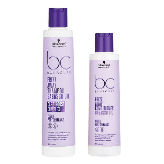Schwarzkopf Professional Bonacure Frizz Away Shampoo, 250ml + Conditioner, 200ml Combo Buy at Indicrest