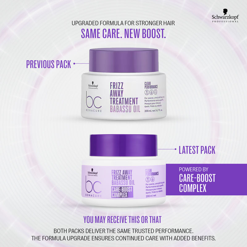 Schwarzkopf Professional Bonacure Frizz Away Shampoo, 250ml + Conditioner, 200ml + Treatment Mask, 200ml Combo Buy at Indicrest Image 11