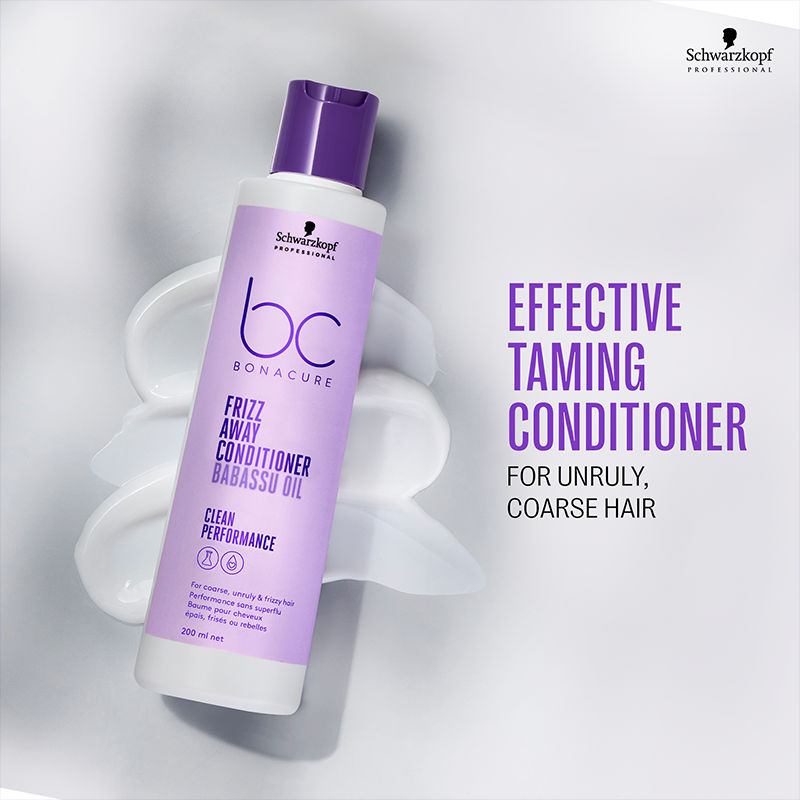 Schwarzkopf Professional Bonacure Frizz Away Shampoo, 250ml + Conditioner, 200ml + Treatment Mask, 200ml Combo Buy at Indicrest Image 3