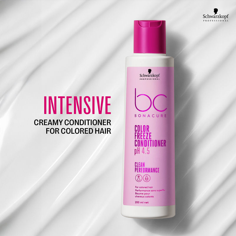 Schwarzkopf Professional Bonacure pH 4.5 Color Freeze Shampoo, 250ml + Conditioner, 200ml + Treatment Mask, 200ml Combo Buy at Indicrest Image 3