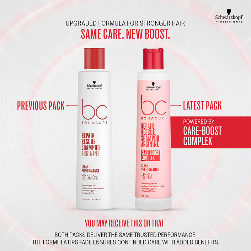 Schwarzkopf Professional Bonacure Repair Rescue Shampoo, 250ml + Conditioner, 200ml combo Buy at Indicrest Image 5