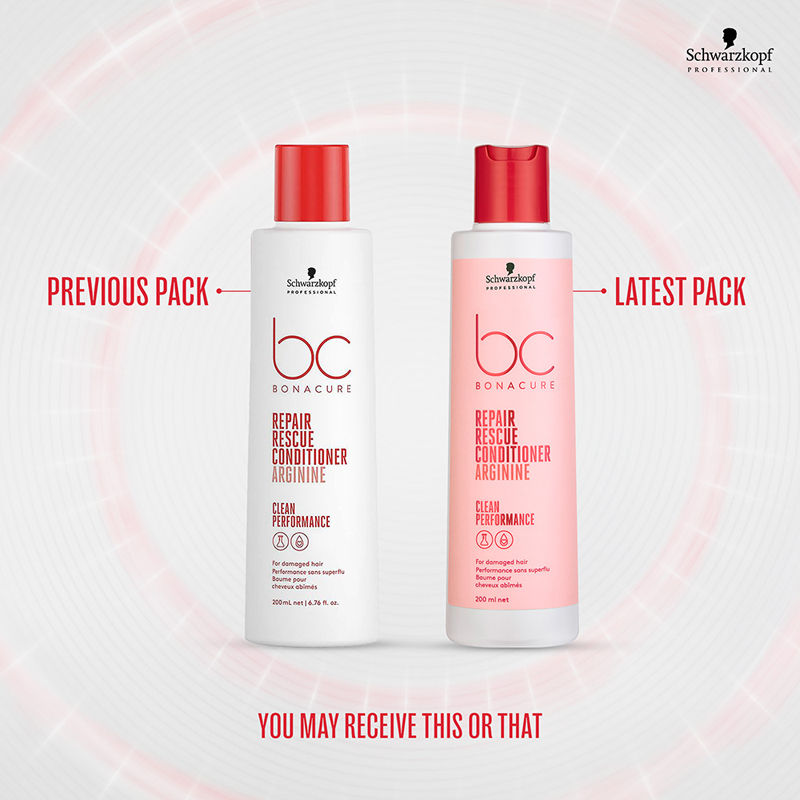 Schwarzkopf Professional Bonacure Repair Rescue Shampoo, 250ml + Conditioner, 200ml combo Buy at Indicrest Image 6