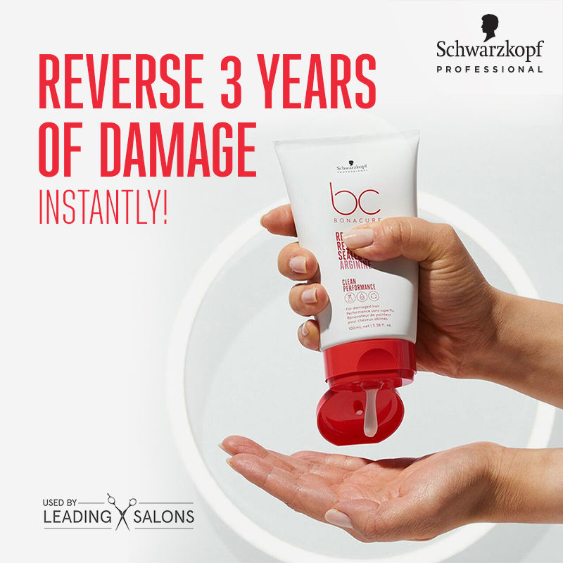 Schwarzkopf Professional Repair Rescue Shampoo, 250ml + Hair Treatment Mask, 200ml + Sealed Ends Cream, 100ml Combo Buy at Indicrest Image 4