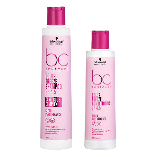 Schwarzkopf Professional Bonacure Color Freeze Shampoo, 250ml + Conditioner, 200ml Combo Buy at Indicrest