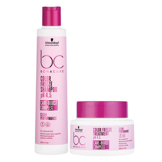 Schwarzkopf Professional Bonacure Color Freeze Shampoo, 250ml + Treatment, 200ml Combo Buy at Indicrest
