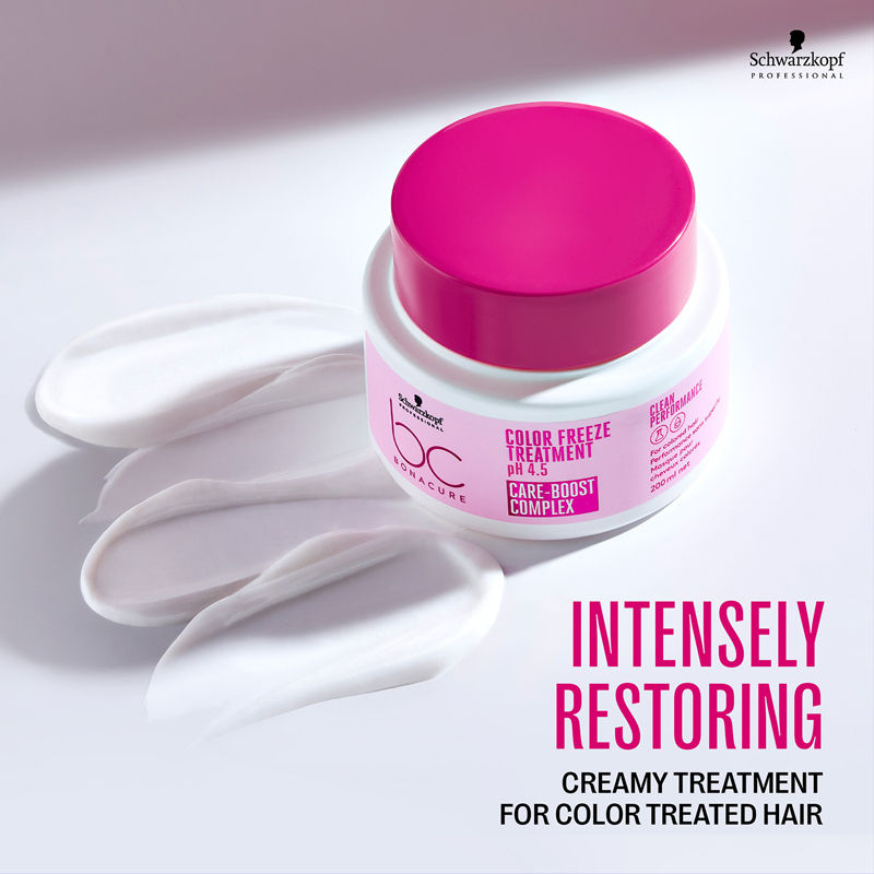 Schwarzkopf Professional Bonacure Color Freeze Shampoo, 250ml + Treatment, 200ml Combo Buy at Indicrest Image 3