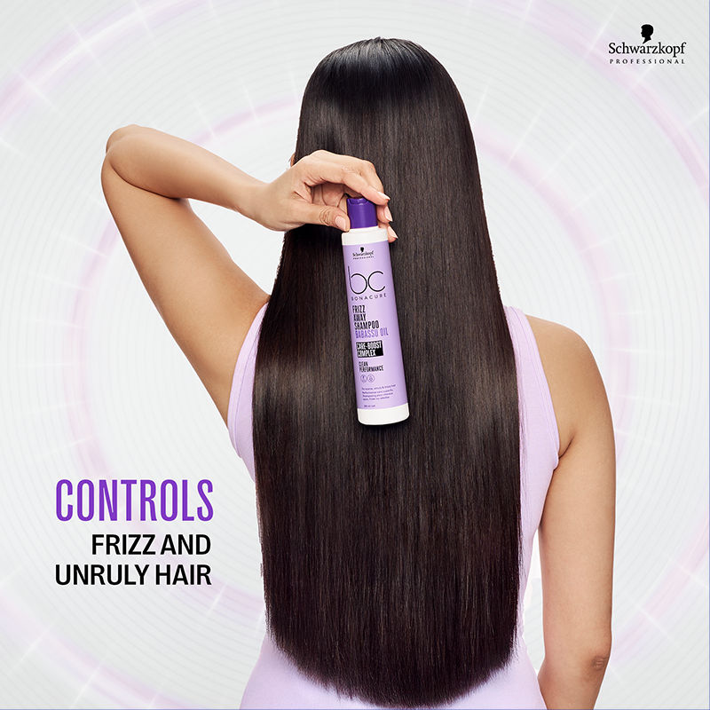 Schwarzkopf Professional Bonacure Frizz Away Shampoo, 250ml & Repair Rescue Treatment, 200ml Combo Buy at Indicrest Image 4