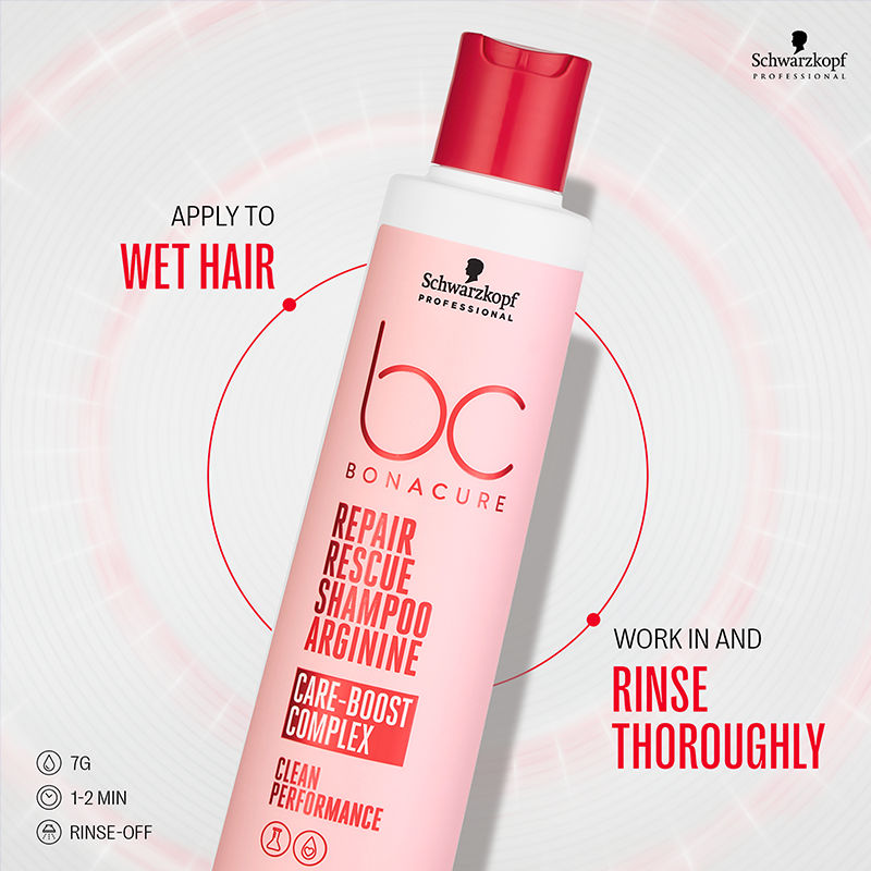 Schwarzkopf Professional Bonacure Repair Rescue Shampoo Combo (Pack of 2) Buy at Indicrest Image 11