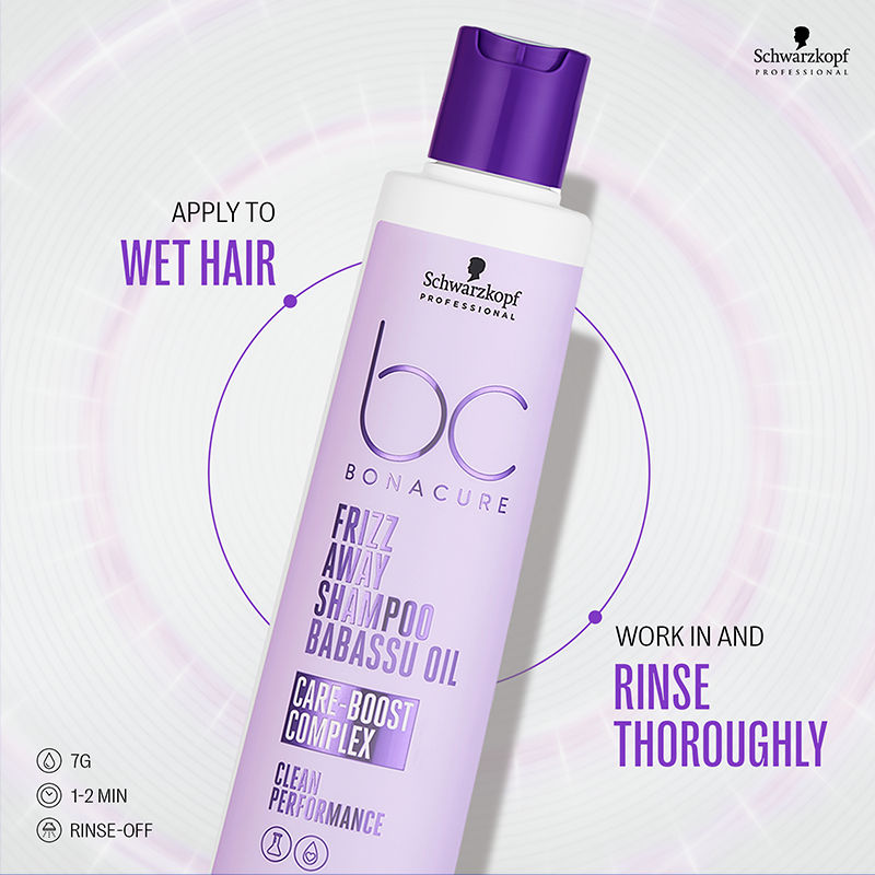 Schwarzkopf Professional Bonacure Frizz Away Shampoo Combo (Pack of 2) Buy at Indicrest Image 10