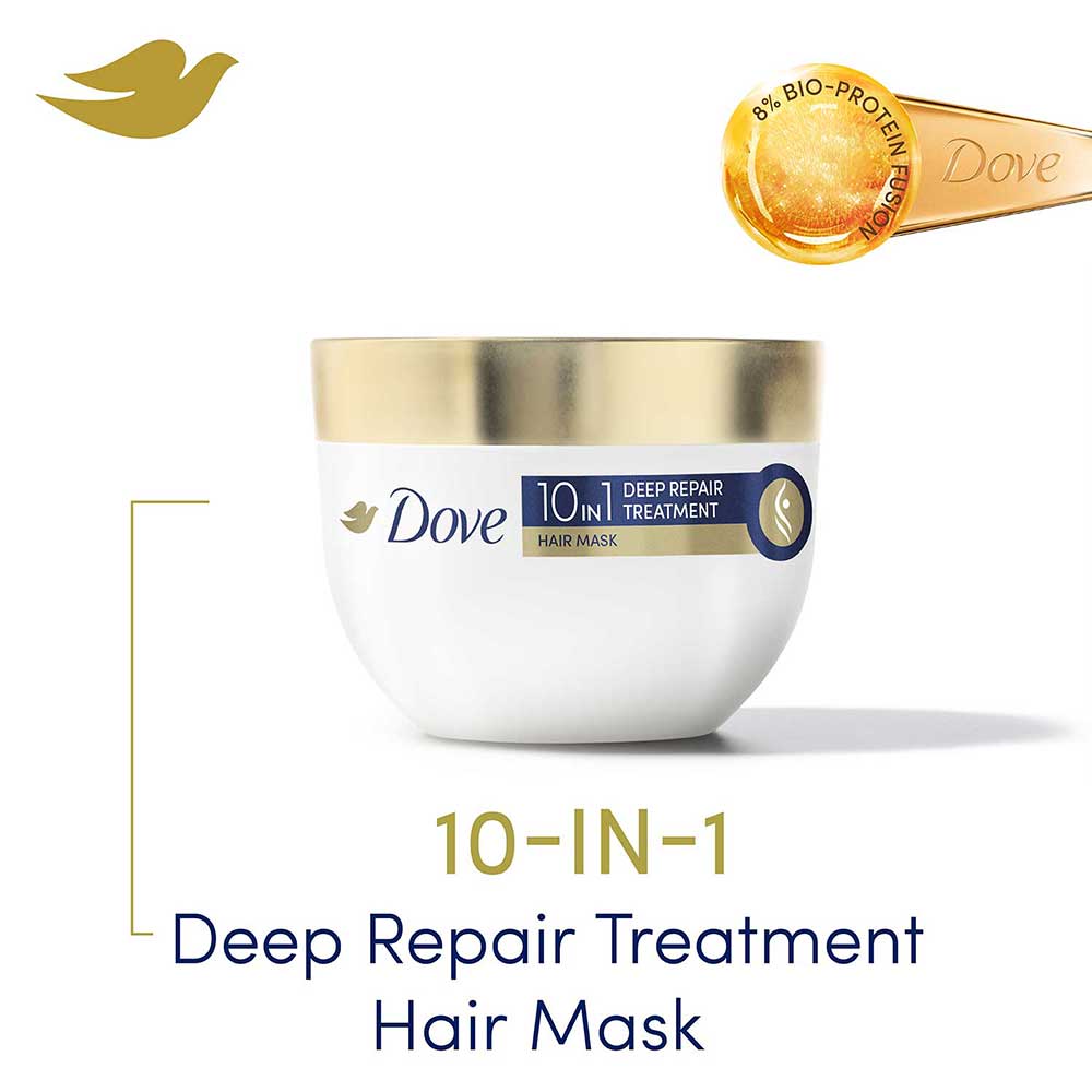 Dove Intense Repair Treatment Shampoo + Hair Mask For Frizzy Hair, 1120ml Buy at Indicrest Image 6