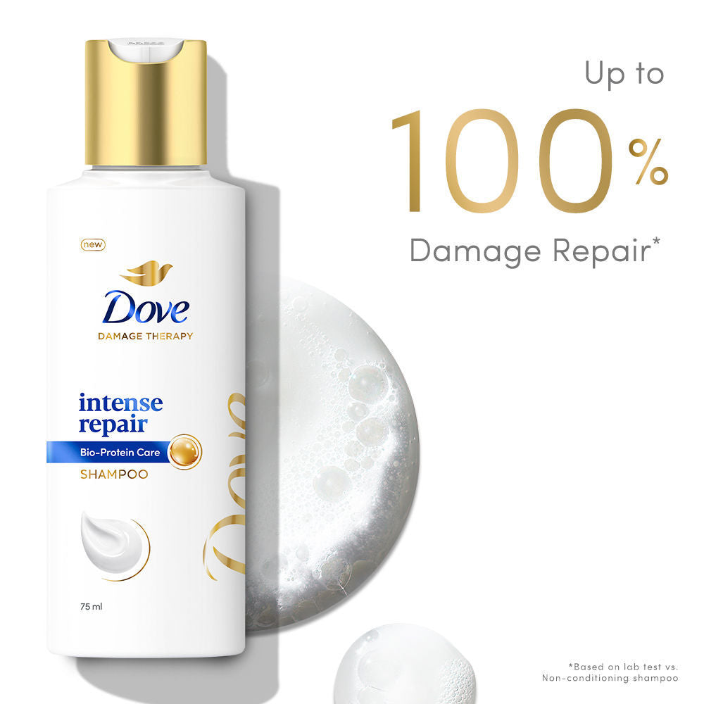 Dove Intense Repair Combo (Buy 1Ltr Shampoo and Get 190ml Conditioner Free) Buy at Indicrest Image 3