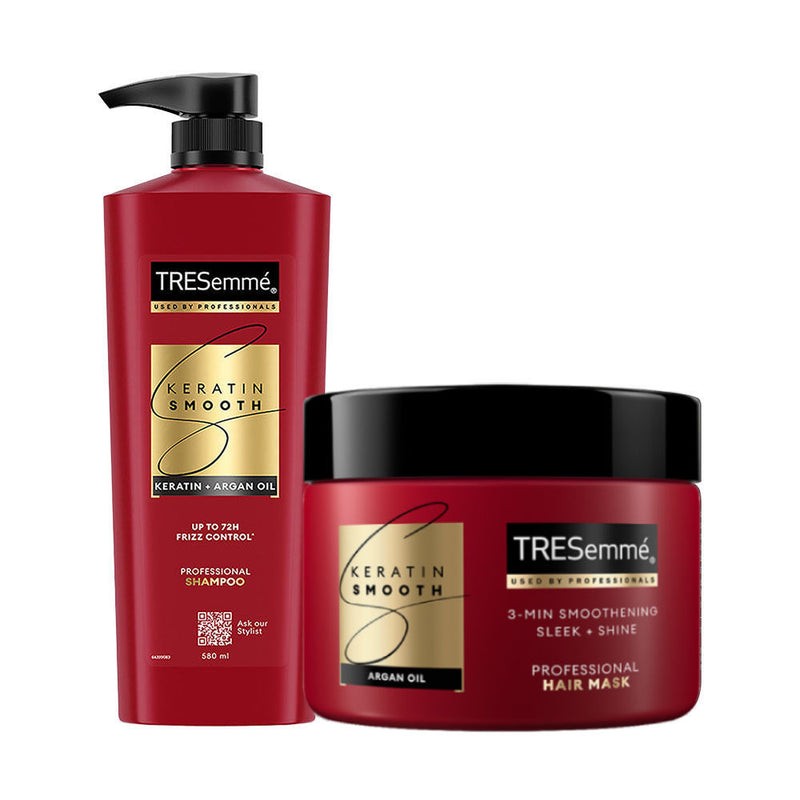 TRESemme Keratin Shampoo 580ml + Mask, 300ml Combo Buy at Indicrest