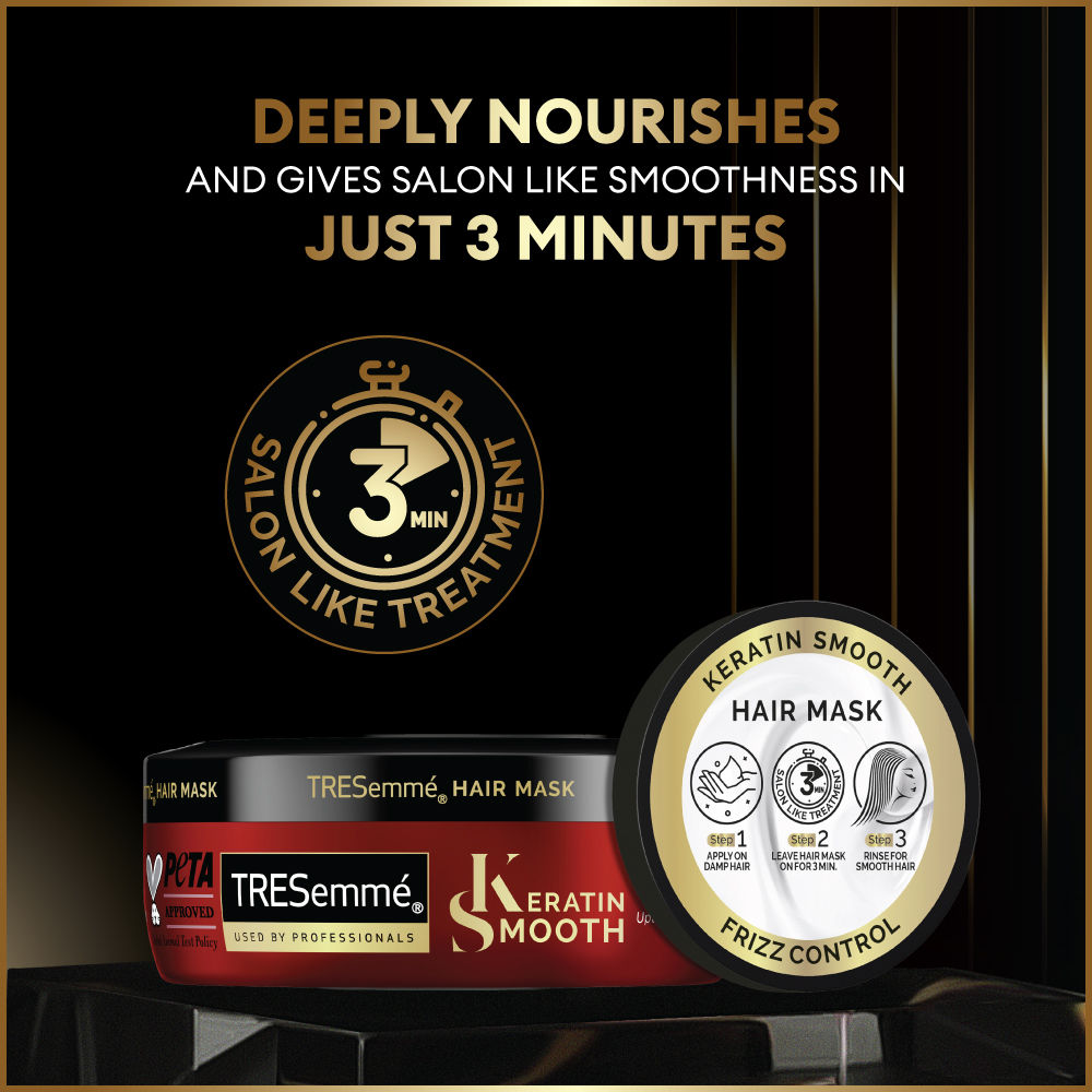 TRESemme Keratin Smooth Hair Mask with Argan Oil, 100ml Buy at Indicrest Image 4