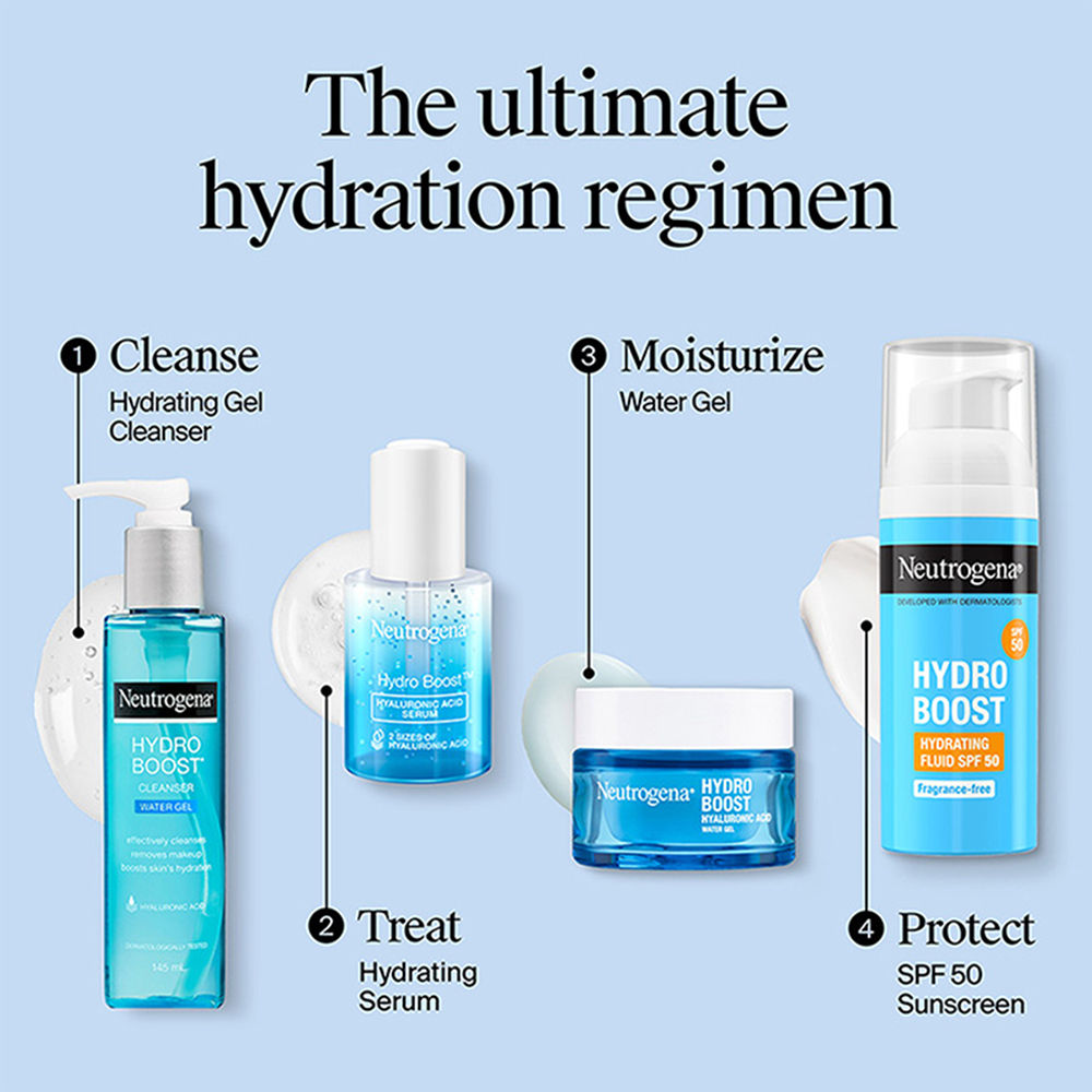 Neutrogena Hydro Boost Hyaluronic Acid Moisturizing Face Serum with Vitamin B5 for Dry & Normal Skin, 30ml