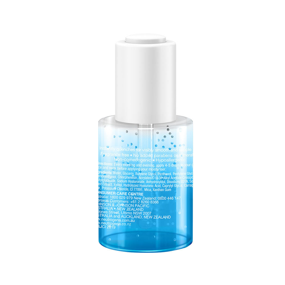 Neutrogena Hydro Boost Hyaluronic Acid Moisturizing Face Serum with Vitamin B5 for Dry & Normal Skin, 30ml