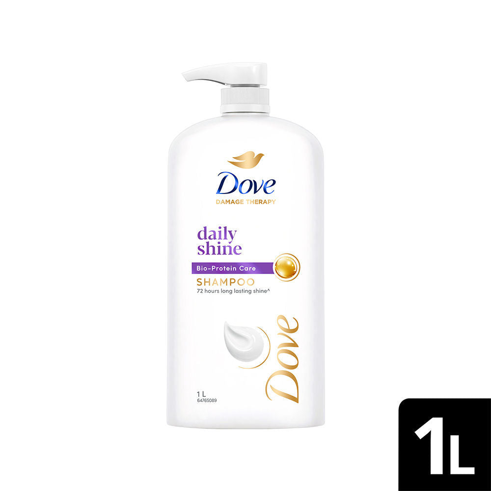 Dove Daily Shine Shampoo + Hair Mask for Damaged & Dry Hair, 1300ml Buy at Indicrest Image 3