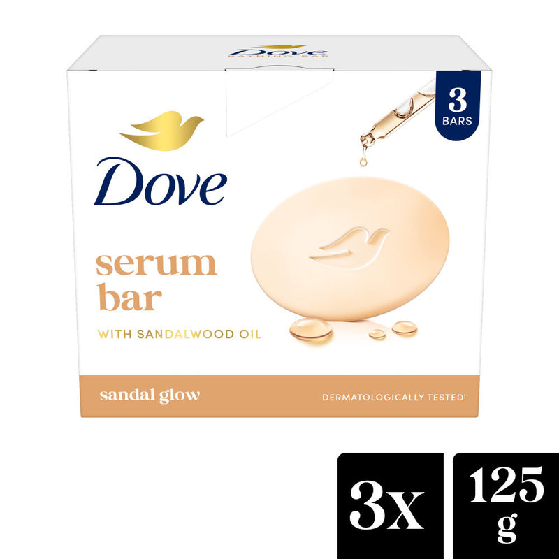Dove Sandalwood Beauty Bathing Bar (Pack of 3), 375g Buy at Indicrest