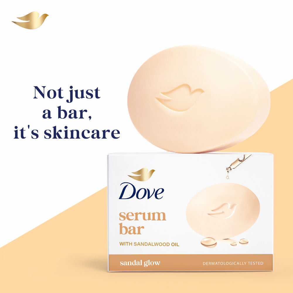 Dove Sandalwood Beauty Bathing Bar (Pack of 3), 375g Buy at Indicrest Image 3