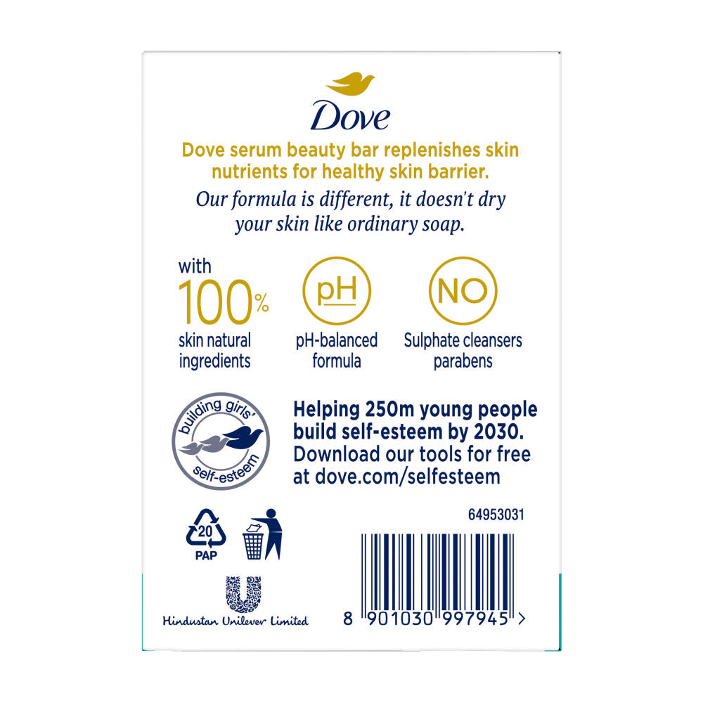 Dove Advanced Sensitive Care Bar With Ceramide & Nutrient Cream, 375g Buy at Indicrest Image 10